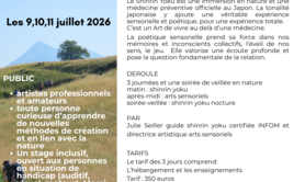 La veillée - arts sensoriels pour éveiller la créativité