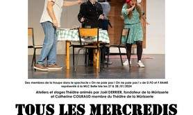 Théâtre de la Mûrisserie - Atelier Théâtre avec Catherine COURAUD & Joël DERRIER