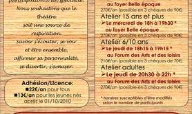 CODEVOTA - cours de théâtre