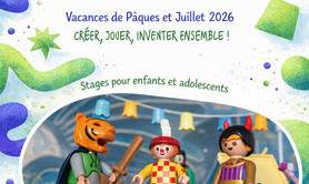 Stages Artistiques vacances de Pâques et de Juillet 2026 