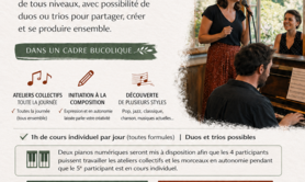 Stage de piano&chant au lac de Malbuisson