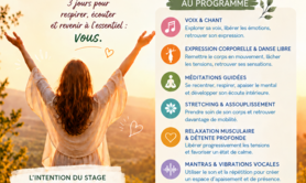 Stage corps voix méditation partage 
