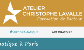 Atelier Christophe Lavalle - Cours de théâtre - Rentrée 2023/24