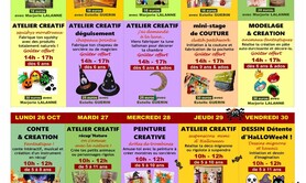 Activités créatives et récréatives enfants-ados Vacances