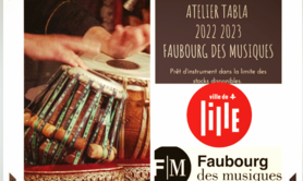 Tabla a Lille.  - Cours de Tabla. Faubourg des Musiques. 