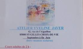 Atelier Yveline JAVER - Cours aquarelle,  acrylique, Huile