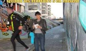 Elisabeth Paul  - Quand les trottoirs s'en mêlent par la Cie Nom d'Un Bouc 