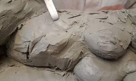 Cours de modelage - d'après modèle vivantt