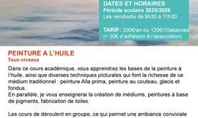 Florianne Vuillamy - Cours de Peinture à l'Huile