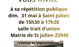 Répétition publique collectif d'impro musicale