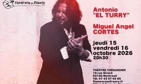 Récital flamenco avec El Turry à Montreuil 