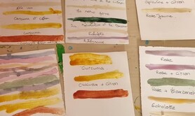 Atelier artistique : fabrication de peinture avec la tempera