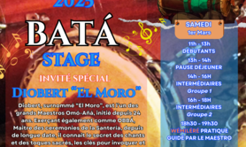 SAMEDI 1er mars: Tambours BATÁS Stage