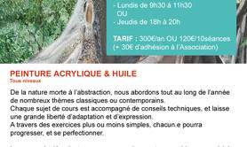 Florianne Vuillamy - Cours de Peinture Adultes