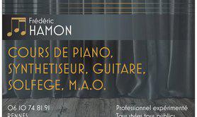 Frédéric Hamon - Cours de piano, synthétiseur guitare, solfège, MAO