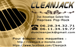 Duo Cleanjack - Reprises Pop-Rock Electroacoustiques