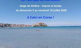 Stage théâtre été Corse juillet