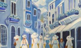 exposition bleu mediterranée flanerie urbaine