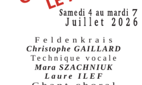 Technique vocale, chant choral et Méthode Feldenkrais