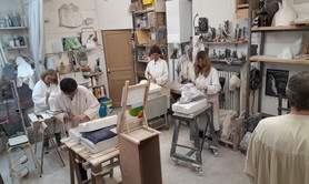Atelier de sculpture Paola Palmero - Cours de sculpture sur Pierre