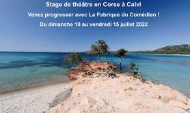 Stage théâtre impro juillet Corse