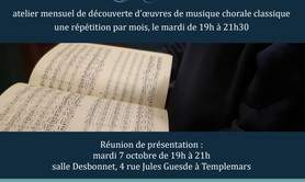 Les Templemarsiens / L'Atelier Voix - Chorale Classique - Ensembles vocaux par thème