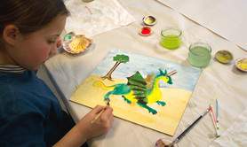 Fabienne Monnier - Cours de peinture a tempera et arts plastiques dès 6 ans