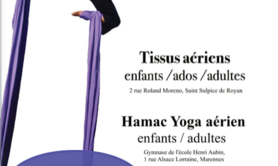 La Mona danse aérienne - Cours tissus aériens, cerceau et hamac yoga 