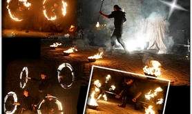 Cie BALLROM  - Spectacle de Feu avec Effets Speciaux et Petits artifices   