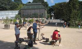 Stage de croquis au Jardin des Plantes
