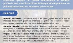 Master class opéra - Mariam Sarkissian et Carmelo Agnello