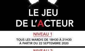 Le jeu de l'Acteur - Cours d'interprétation mêlant théâtre et cinéma