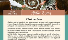 Atelier créatif « Les 5 sens » – Saint Avé