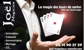 Joël-magicien - La magie des tours de cartes