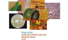 Stage adultes peinture, dessin, techniques mixtes