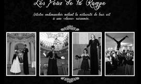 Les Frères du Mystère -Déambulation - Les Feux de la Rampe ( échassiers, musiciens, jongleur...)
