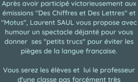 JEU LE SAVAIS ! - L'ORTHOSHOW