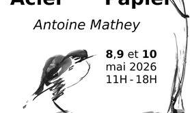 Exposition Encre, acier, forge, papier - Antoine Mathey.