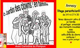 Stages Ô Jardin des clowns ! en famille (parents, enfants)