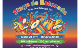 stage initiation batucada dans le tarn 81