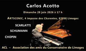 Récital de piano : Trois amours de clavier 