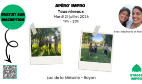 Apéro impro 21 juillet 2026