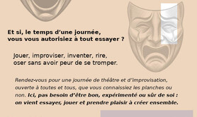 Stage de théâtre et d'improvisation