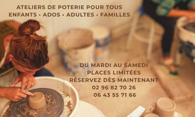 Atelier de poterie été 2026