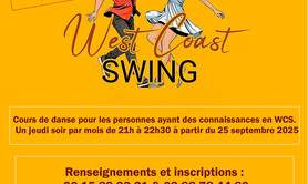 Dance Swing Club  - Cours de W.C.S.  Niveau Débutant + 