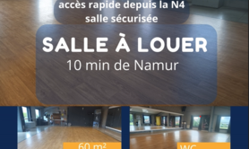 Location salle de yoga / sports / ateliers de 60m²