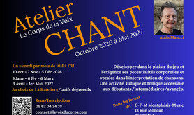 Le Corps de la Voix - Atelier Chant, Interprétation