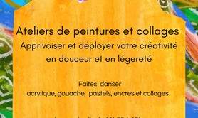 Espace Namma - cours et stage de peinture acrylique & collage (mixed média)