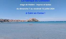 Stage théâtre été Corse juillet