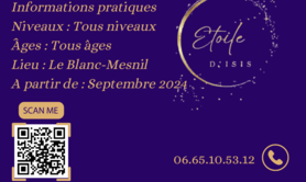 ASSOCIATION ETOILE D'ISIS - Lancement de cours de danse orientale en Septembre 2024